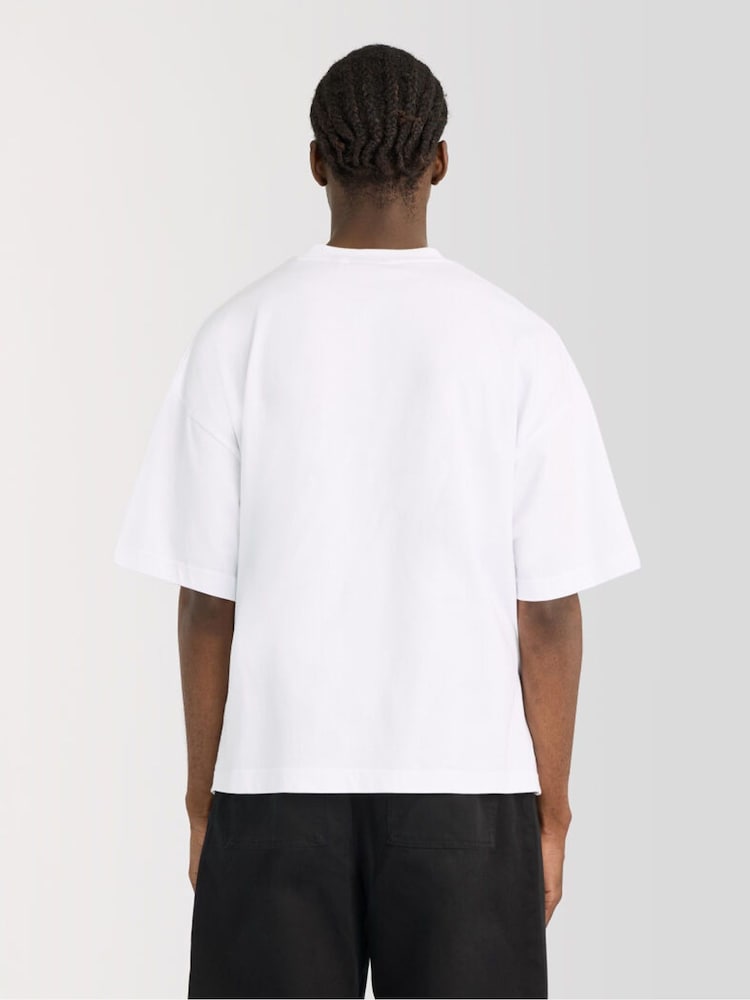 Ağ - Lyle & Scott Boxy Fit T-Shirt - 6şəkildən 2 şəkil