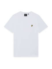 Ağ - Lyle & Scott Boxy Fit T-Shirt - 6şəkildən 5 şəkil