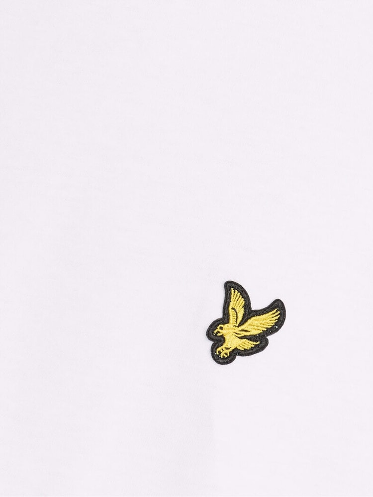 Ağ - Lyle & Scott Boxy Fit T-Shirt - 6şəkildən 6 şəkil