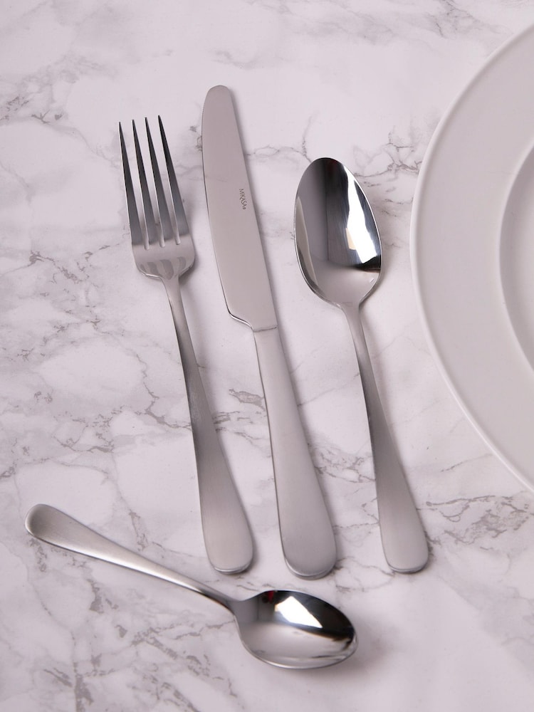 Mikasa 16 Piece Silver Satin Cutlery Set - Image 1 of 1