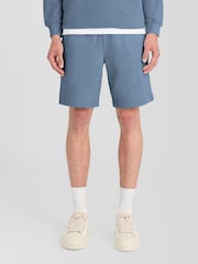Albastru gresie - Lyle & Scott Sweat Shorts - Imaginea 1 din 6
