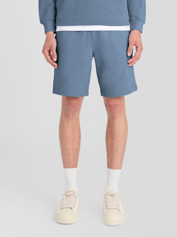 Albastru gresie - Lyle & Scott Sweat Shorts - Imaginea 1 din 6