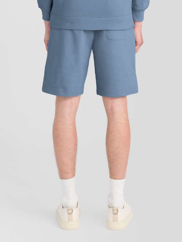 Albastru gresie - Lyle & Scott Sweat Shorts - Imaginea 2 din 6