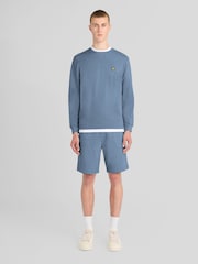 Albastru gresie - Lyle & Scott Sweat Shorts - Imaginea 3 din 6