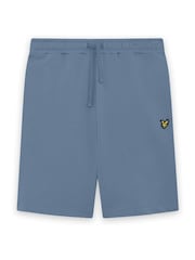 Albastru gresie - Lyle & Scott Sweat Shorts - Imaginea 5 din 6