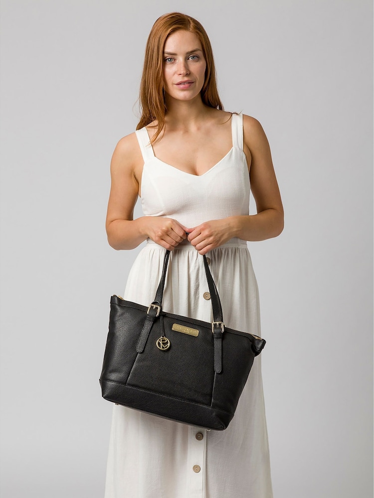Pure Luxuries London Emily Leather Tote Bag - Image 1 of 5