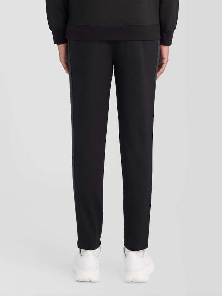 Lyle & Scott Black Padel Taped Joggers - Image 2 of 5 Lyle & Scott Black Padel Taped Joggers - Image 2 of 5