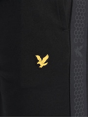 Lyle & Scott Black Padel Taped Joggers - Image 5 of 5