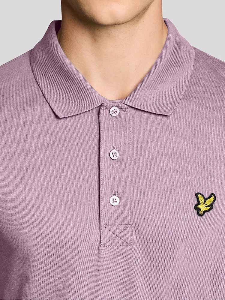 Roz - Tricou polo simplu Lyle & Scott - Imaginea 2 din 5 Roz - Tricou polo simplu Lyle & Scott - Imaginea 2 din 5