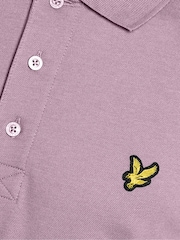 Roz - Tricou polo simplu Lyle & Scott - Imaginea 5 din 5