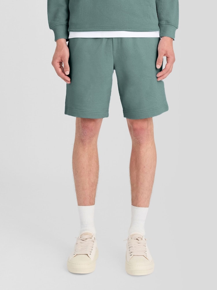 Turcoaz Verde - Lyle & Scott Sweat Shorts - Imaginea 1 din 6
