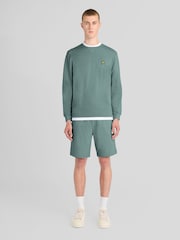 Turcoaz Verde - Lyle & Scott Sweat Shorts - Imaginea 4 din 6