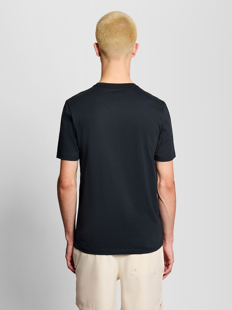 Lyle & Scott Blue Sports Short Sleeve T-Shirt - Image 2 of 6 Lyle & Scott Blue Sports Short Sleeve T-Shirt - Image 2 of 6