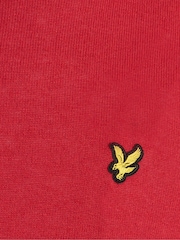 Lyle & Scott Red Cotton Merino Crew Neck Jumper - Image 6 of 6