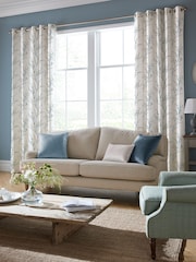 Laura Ashley Blue Pussy Willow Made to Measure Curtains - Image 2 of 9