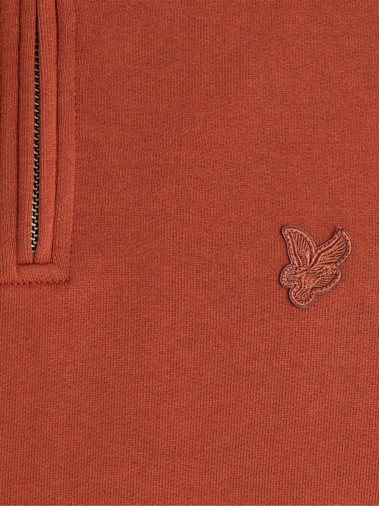 Lyle & Scott Brown Superfine Quarter Zip Sweatshirt - Image 6 of 6 Lyle & Scott Brown Superfine Quarter Zip Sweatshirt - Image 6 of 6