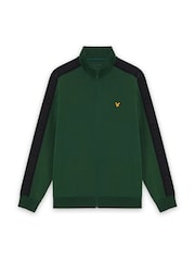 Lyle & Scott Green Padel Taped Track Jacket - Image 5 of 5