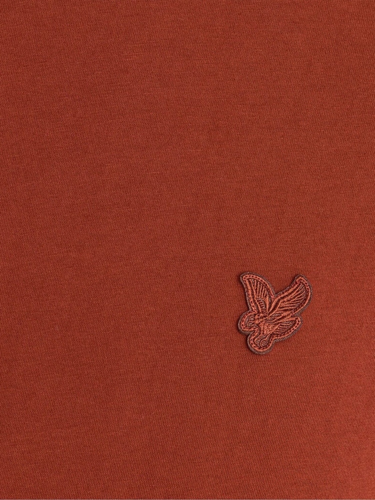 Коричнево-шоколадный - Футболка Lyle & Scott Superfine - Изображение 6 6