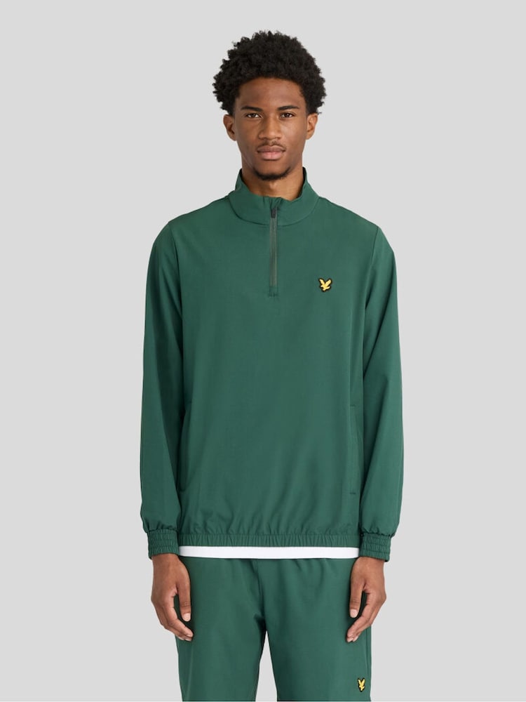 Lyle & Scott Green Padel Active Overhead Jacket - Image 1 of 6 Lyle & Scott Green Padel Active Overhead Jacket - Image 1 of 6