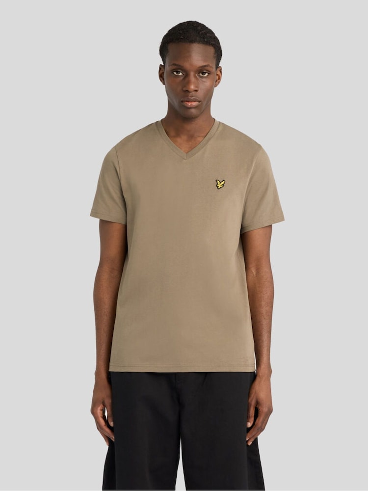 그린 - Lyle & Scott 브이넥 티셔츠 - 5의 이미지 1