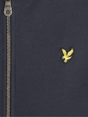 Lyle & Scott Blue Heavyweight Loopback Full Zip Hoodie - Image 6 of 6