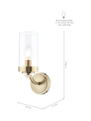 Laura Ashley Brass Joseph Wall Light - Image 6 of 6