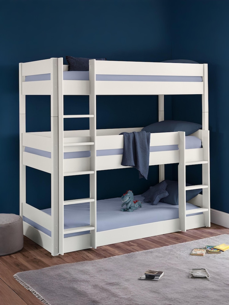 Julian Bowen White Kids Triple Bunk Bed - Image 1 of 7