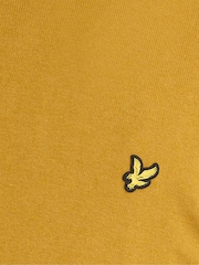 Желтый - Lyle & Scott Хлопок Меринос круглый вырез джемпер - Изображение 6 6