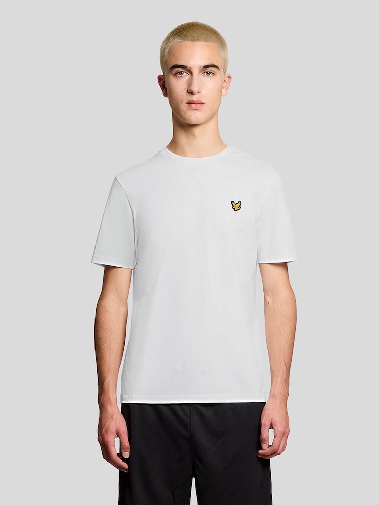 Lyle & Scott White Sports Short Sleeve T-Shirt - Image 1 of 6 Lyle & Scott White Sports Short Sleeve T-Shirt - Image 1 of 6