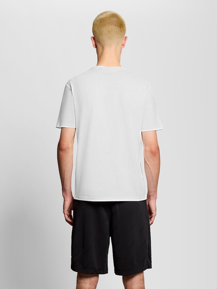 Lyle & Scott White Sports Short Sleeve T-Shirt - Image 2 of 6 Lyle & Scott White Sports Short Sleeve T-Shirt - Image 2 of 6