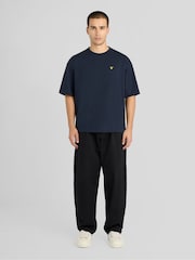 Lyle & Scott Blue Boxy Fit T-Shirt - Image 4 of 6