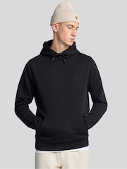 Lyle & Scott Black Superfine Pullover Hoodie - Image 1 of 6