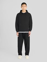 Lyle & Scott Black Superfine Pullover Hoodie - Image 2 of 6