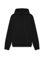 Lyle & Scott Black Superfine Pullover Hoodie - Image 5 of 6