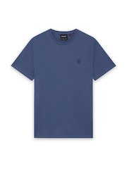 Lyle & Scott Blue Superfine T-Shirt - Image 5 of 6