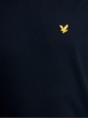 Μπλε - Lyle & Scott Jacquard Tape T-Shirt - Εικόνα 6 από 6