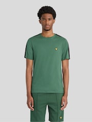 Lyle & Scott Green Padel Taped T-Shirt - Image 1 of 6