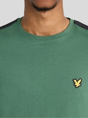 Lyle & Scott Green Padel Taped T-Shirt - Image 3 of 6