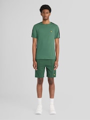 Lyle & Scott Green Padel Taped T-Shirt - Image 4 of 6