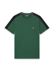 Lyle & Scott Green Padel Taped T-Shirt - Image 5 of 6