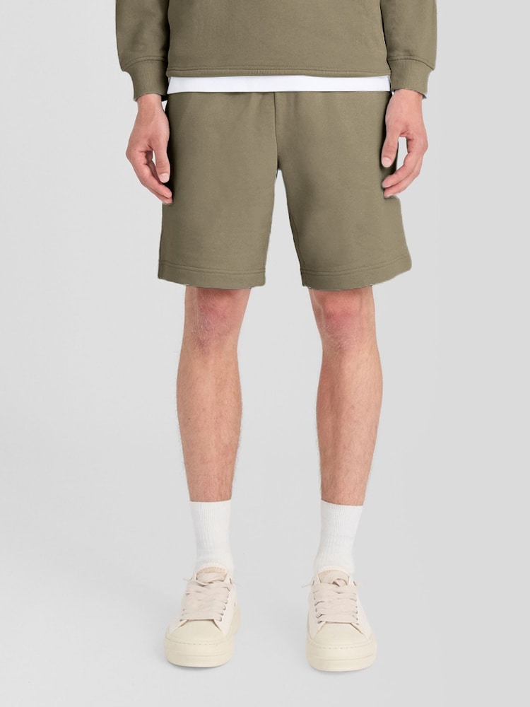 Verde kaki - Lyle & Scott Sweat Shorts - Imaginea 1 din 6