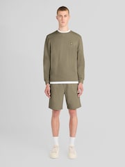 Verde kaki - Lyle & Scott Sweat Shorts - Imaginea 4 din 6