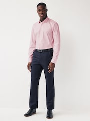 Light Pink Regular Fit Single Cuff Four Way Stretch Shirt - Image 2 of 7