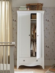 CuddleCo White Ash Clara 2 Door Nursery Wardrobe - Image 3 of 5