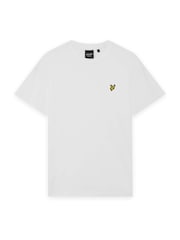 Ağ - Lyle & Scott Ultra Yumşaq Fутболка - 2şəkildən 1 şəkil