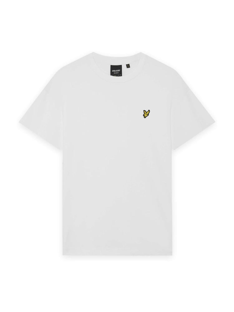 Ağ - Lyle & Scott Ultra Yumşaq Fутболка - 2şəkildən 1 şəkil