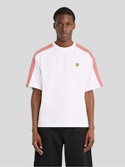 Belo - Lyle & Scott Stripe Taped T-Shirt - Slika 1 od 6