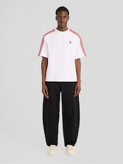 Belo - Lyle & Scott Stripe Taped T-Shirt - Slika 3 od 6