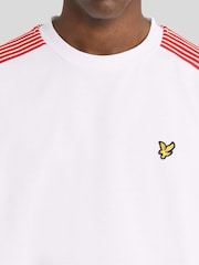 Belo - Lyle & Scott Stripe Taped T-Shirt - Slika 4 od 6
