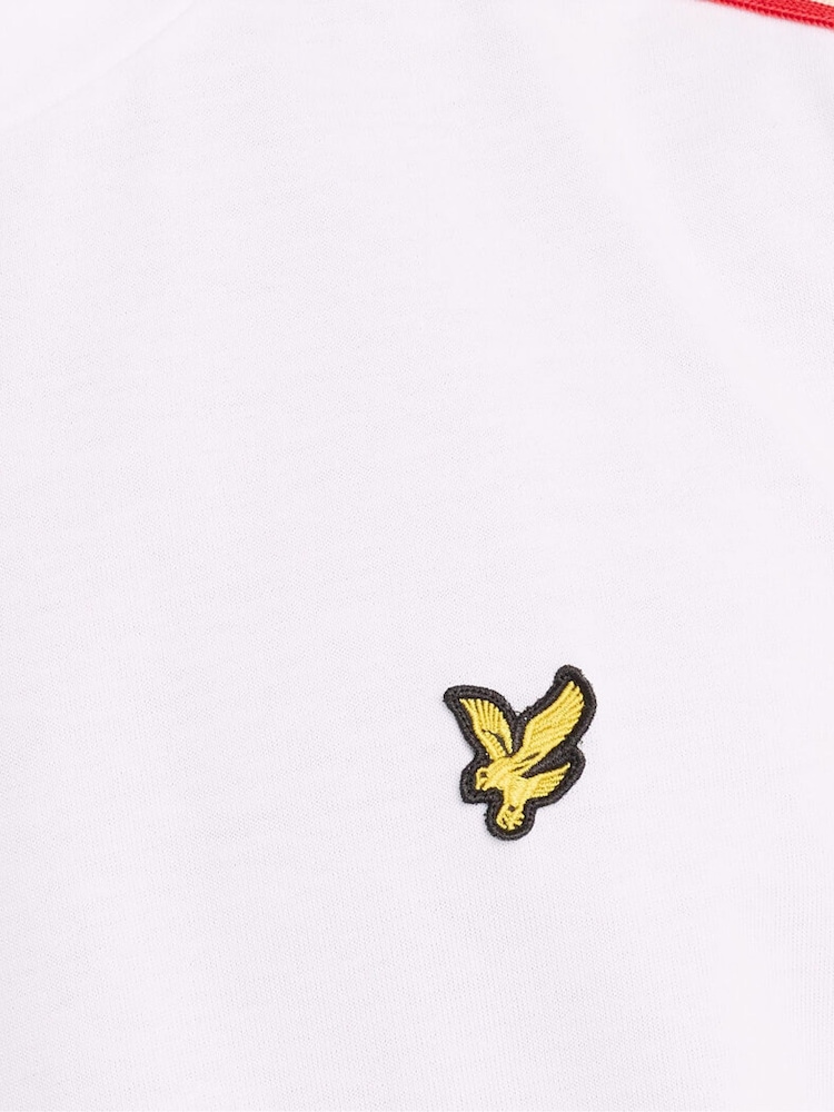 Belo - Lyle & Scott Stripe Taped T-Shirt - Slika 6 od 6